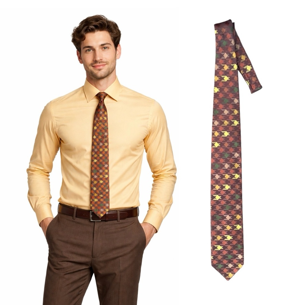 Allea Geometric Patterned Tie
🔥% bundle of 3, 5, 10, 15 or 20 ties
